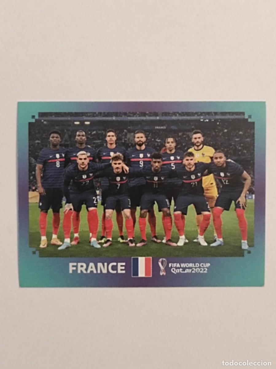 Cromos de f&uacute;tbol: #FRA 1 EQUIPO (FRANCIA) MUNDIAL QATAR 2022 PANINI