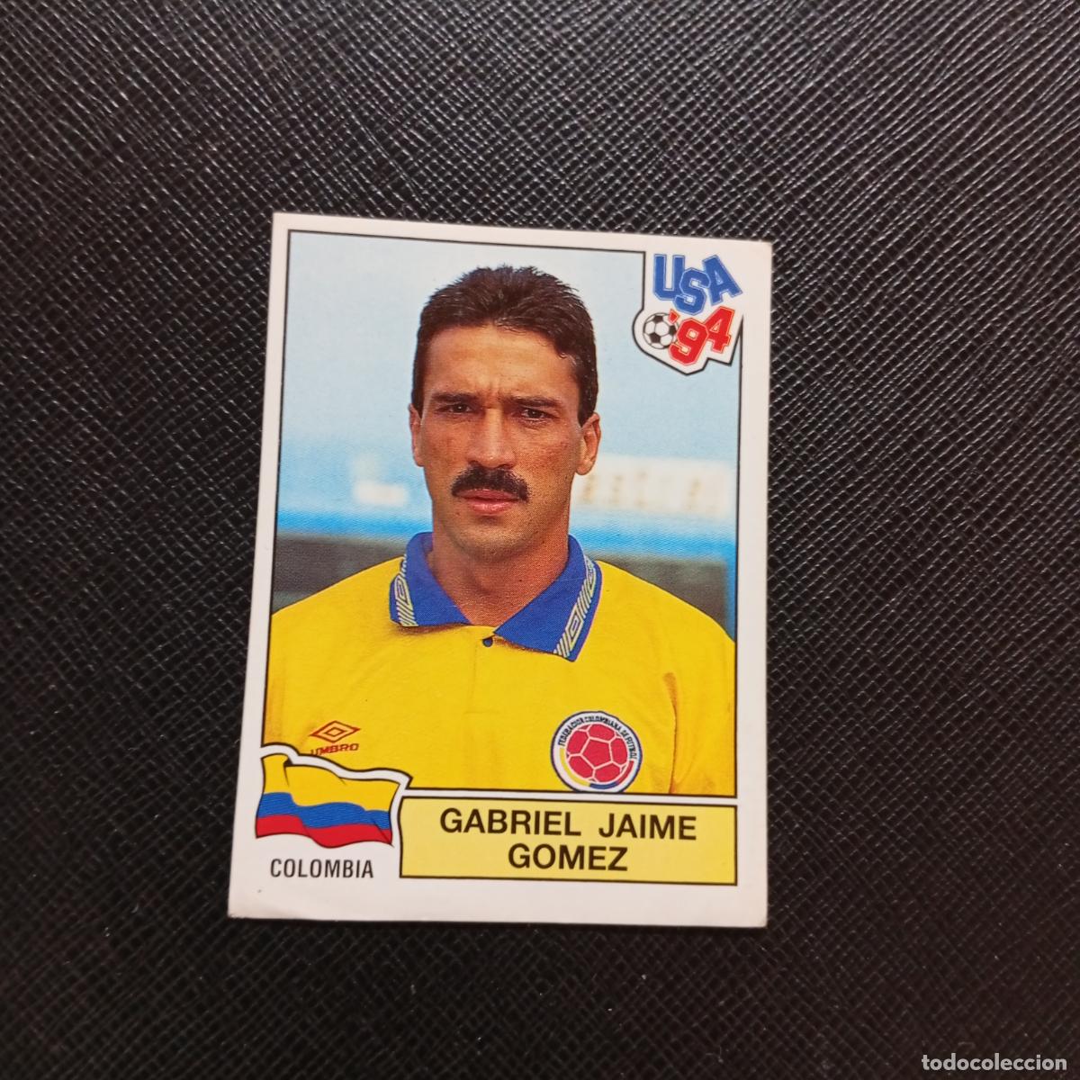 Cromos de f&uacute;tbol: 60 GABRIEL JAIME GOMEZ COLOMBIA PANINI MUNDIAL USA 94 CROMO FUTBOL 1994 - SIN PEGAR - A57 PG370