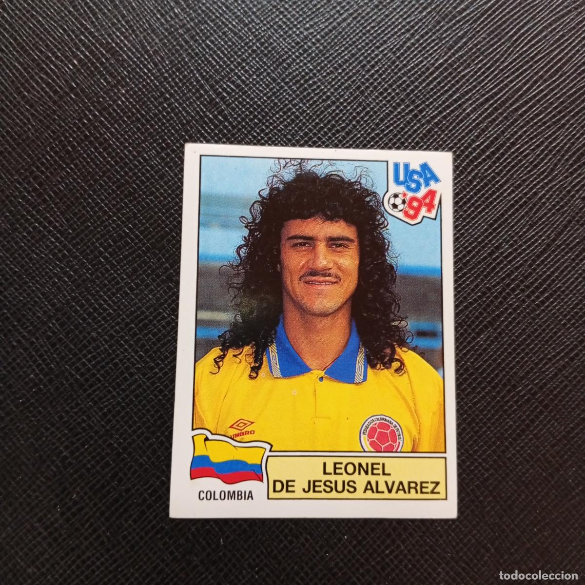 Cromos de f&uacute;tbol: 61 LEONEL ALVAREZ COLOMBIA PANINI MUNDIAL USA 94 CROMO FUTBOL 1994 - SIN PEGAR - A57 PG370