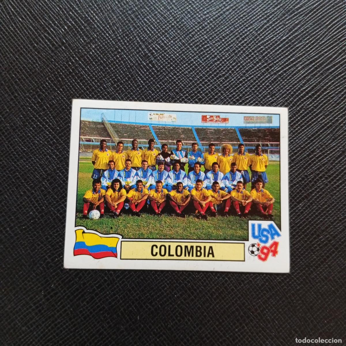 Cromos de f&uacute;tbol: 67 PLANTILLA COLOMBIA PANINI MUNDIAL USA 94 CROMO FUTBOL 1994 - SIN PEGAR - A57 PG397