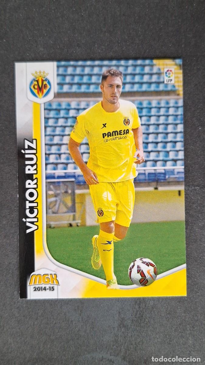 Cromos de f&uacute;tbol: L1 VICTOR RUIZ VILLARREAL C. F. NUEVO FICHAJE 479 PANINI MEGACRACKS 2014 2015 14 15