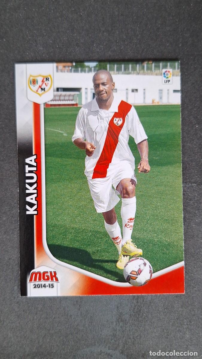 Cromos de f&uacute;tbol: L1 KAKUTA RAYO VALLECANO NUEVO FICHAJE 482 PANINI MEGACRACKS 2014 2015 14 15