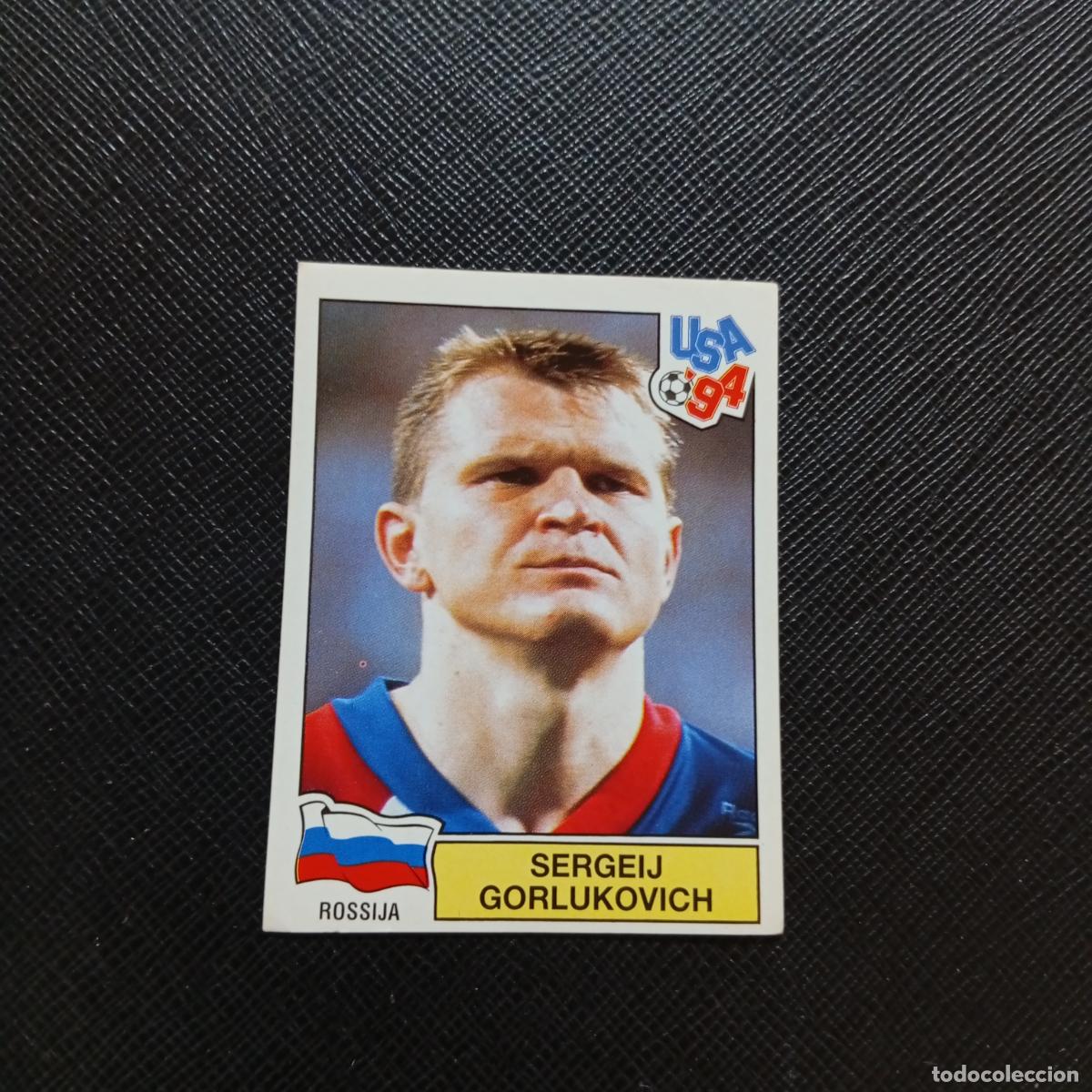 Cromos de f&uacute;tbol: 118 GORLUKOVICH RUSIA PANINI MUNDIAL USA 94 CROMO FUTBOL 1994 - SIN PEGAR - A57 PG406