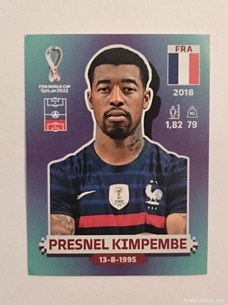 Cromos de f&uacute;tbol: #FRA 7 PRESNEL KIMPEMBE (FRANCIA) MUNDIAL QATAR 2022 PANINI