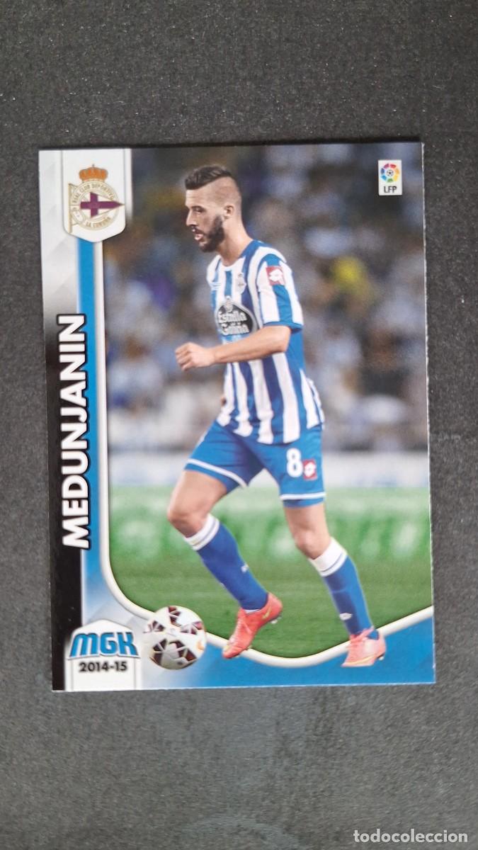 Cromos de f&uacute;tbol: L1 MEDUNJANIN DEPORTIVO DE LA CORU&Ntilde;A NUEVO FICHAJE 486 PANINI MEGACRACKS 2014 2015 14 15
