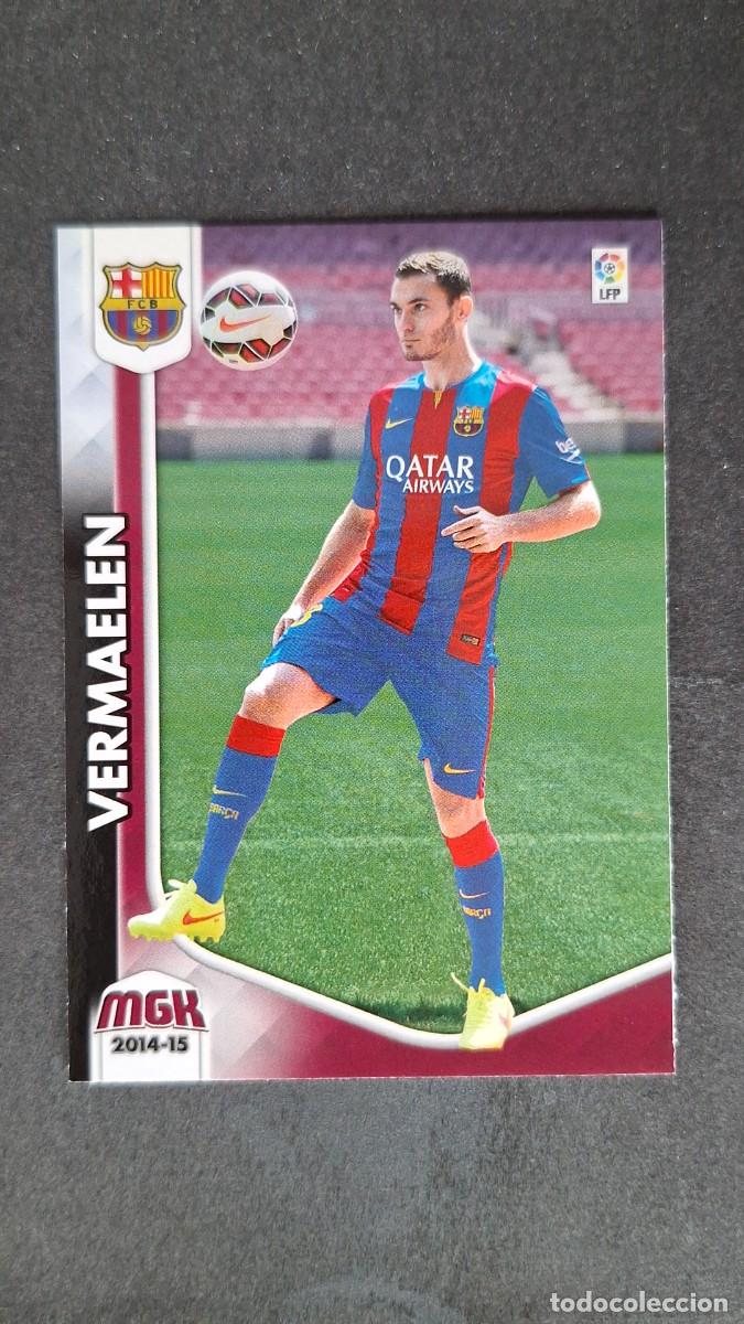 Cromos de f&uacute;tbol: L1 VERMAELEN F. C. BARCELONA NUEVO FICHAJE 487 PANINI MEGACRACKS 2014 2015 14 15