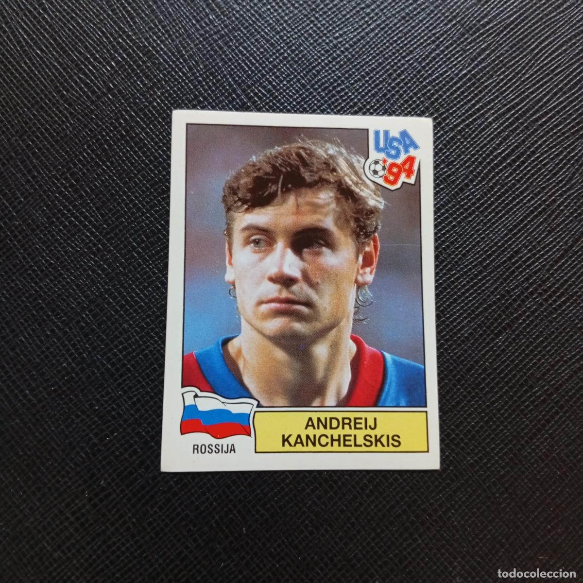 Cartes &agrave; collectionner de Football: 122 ANDREIJ KANCHELSKIS RUSIA PANINI MUNDIAL USA 94 CROMO FUTBOL 1994 - SIN PEGAR - A57 PG406