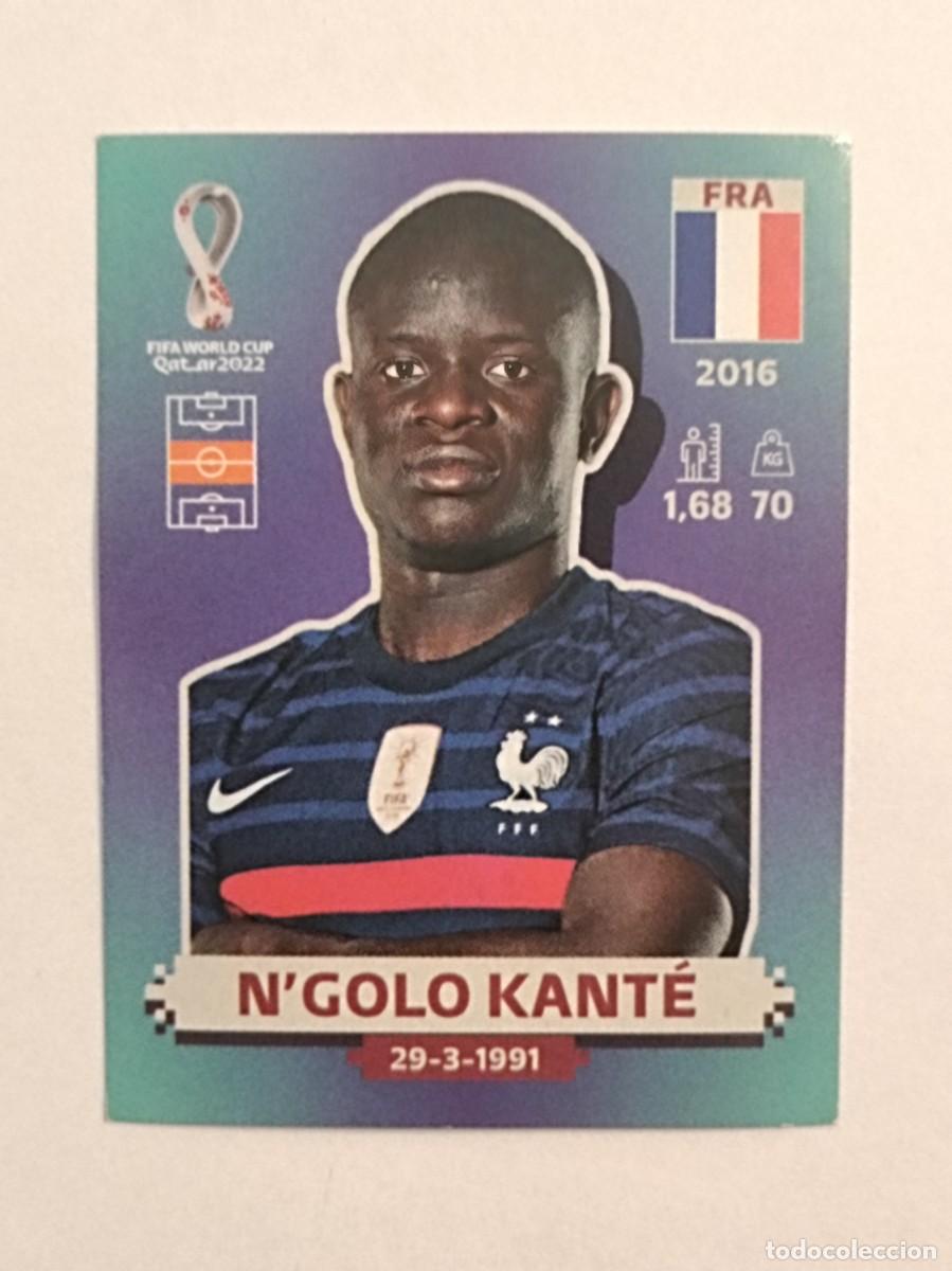 Cartes &agrave; collectionner de Football: #FRA 11 N'GOLO KANTE (FRANCIA) MUNDIAL QATAR 2022 PANINI