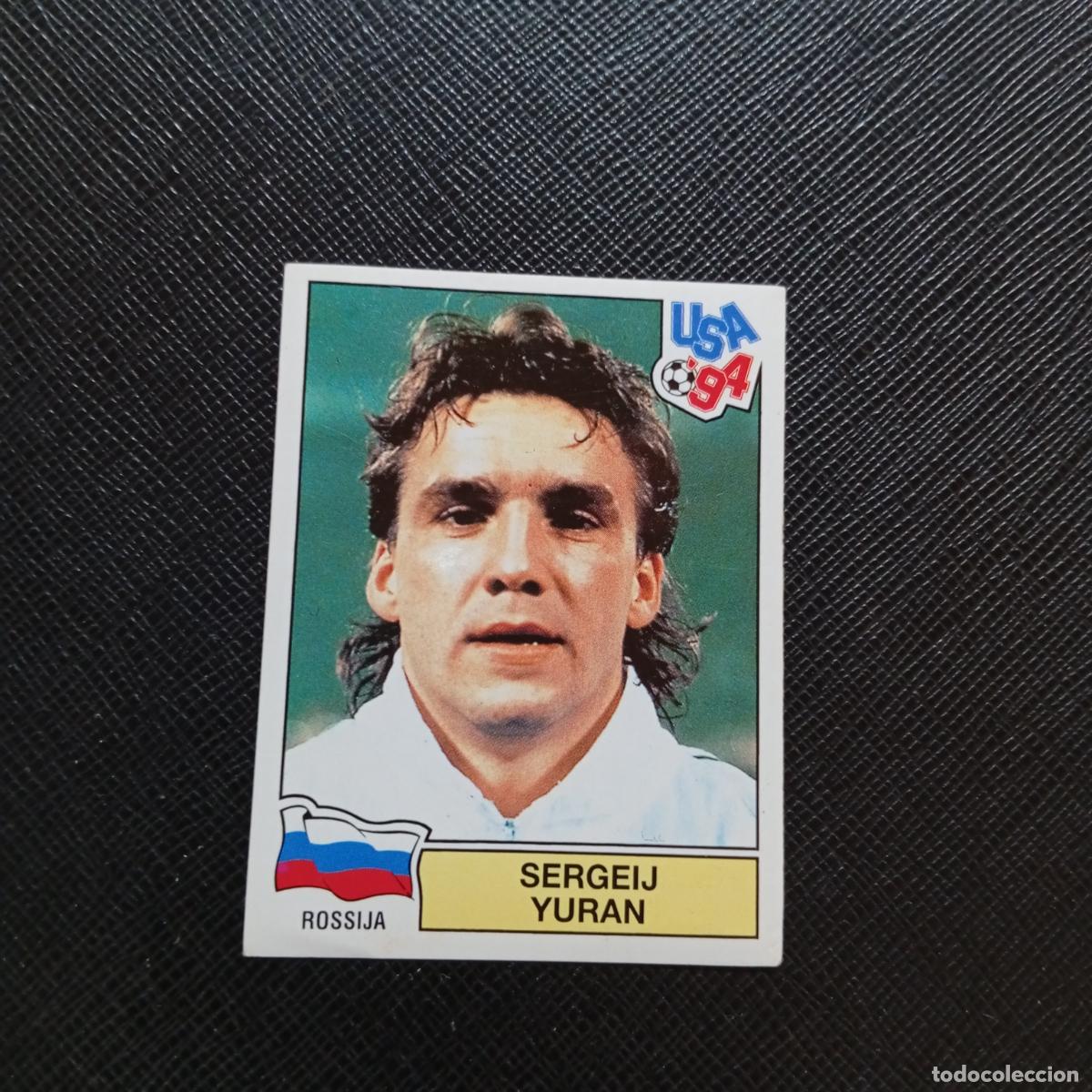 Cartes &agrave; collectionner de Football: 126 SERGEIJ YURAN RUSIA PANINI MUNDIAL USA 94 CROMO FUTBOL 1994 - SIN PEGAR - A57 PG406