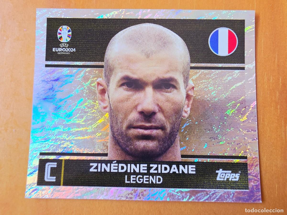 Cartes &agrave; collectionner de Football: FRA 2 Zin&eacute;dine Zidane, Capit&aacute;n, Legend, Francia, Topps UEFA Euro 2024, Eurocopa Germany 24 sticker