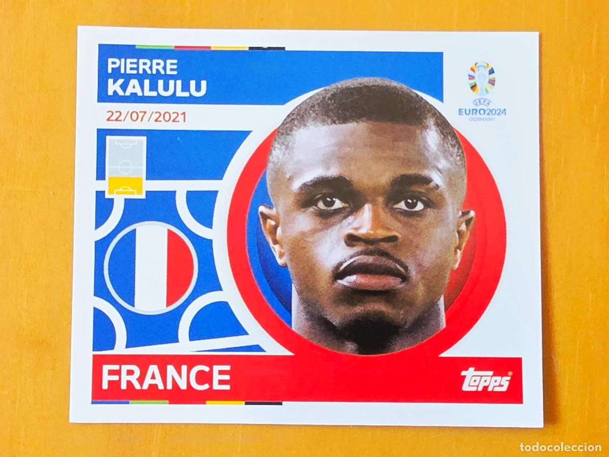 Fu&szlig;ball-Sticker: FRA 11 Pierre Kalulu, Francia, Topps UEFA Euro 2024, Eurocopa Germany 24 sticker
