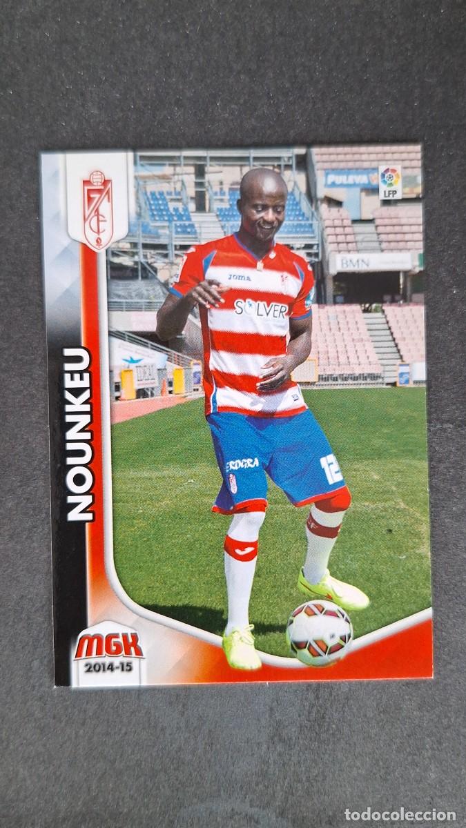 Fu&szlig;ball-Sticker: L1 NOUNKEU GRANADA C. F. NUEVO FICHAJE 498 PANINI MEGACRACKS 2014 2015 14 15