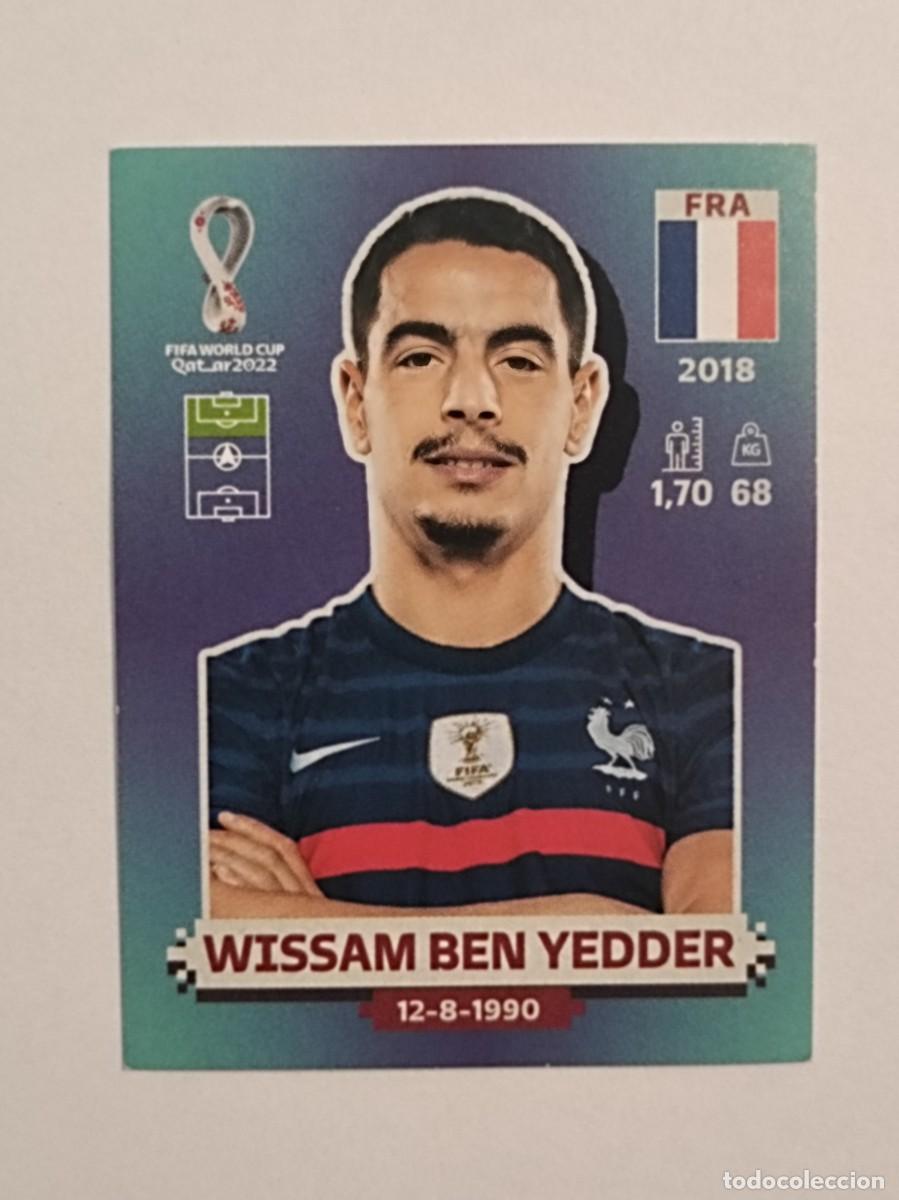 Fu&szlig;ball-Sticker: #FRA 15 WISSAM BEN YEDDER (FRANCIA) MUNDIAL QATAR 2022 PANINI