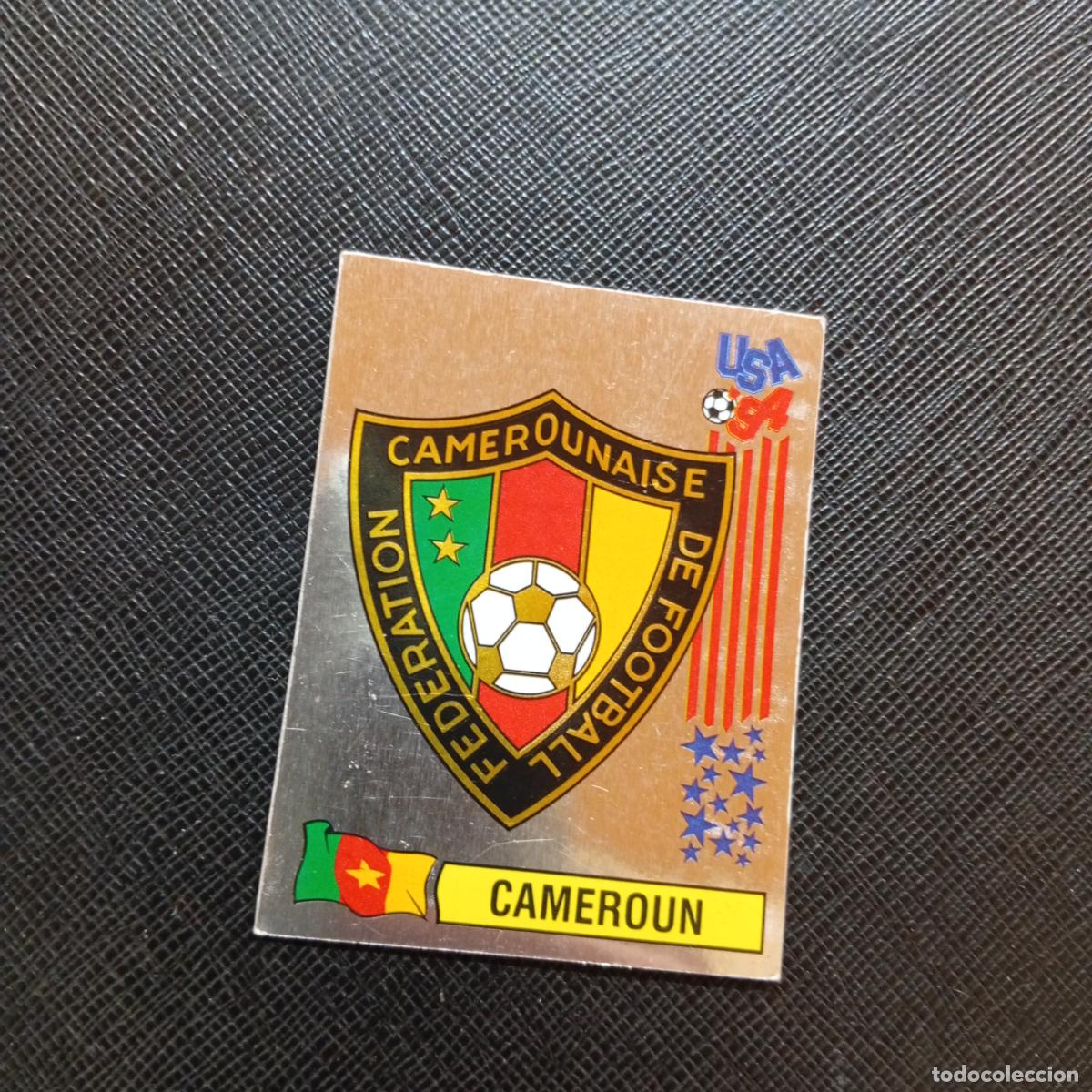 Cromos de f&uacute;tbol: 134 ESCUDO CAMERUN PANINI MUNDIAL USA 94 CROMO FUTBOL 1994 - SIN PEGAR - A57 PG406