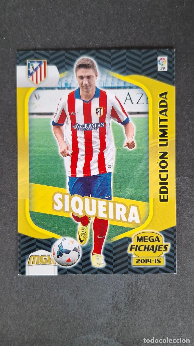 Cromos de f&uacute;tbol: L1 SIQUEIRA ATLETICO DE MADRID MEGA FICHAJE 506 EDICION LIMITADA PANINI MEGACRACKS 2014 2015 14 15