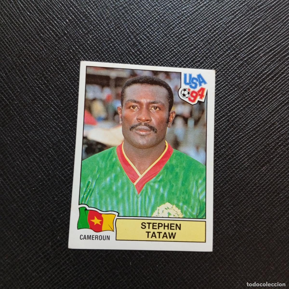 Cromos de f&uacute;tbol: 136 STEPHEN TATAW CAMERUN PANINI MUNDIAL USA 94 CROMO FUTBOL 1994 - SIN PEGAR - A57 PG406