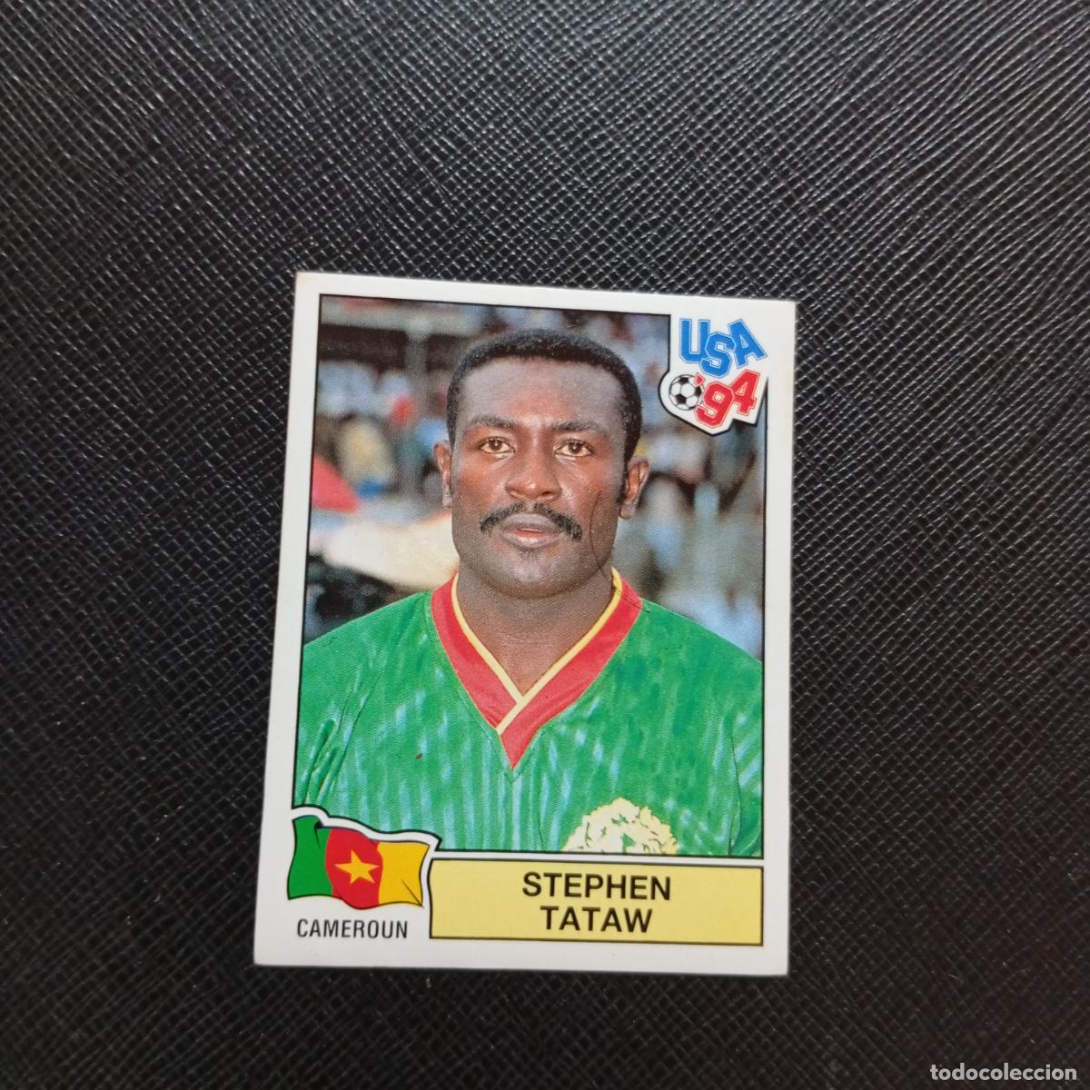 Cromos de f&uacute;tbol: 136 STEPHEN TATAW CAMERUN PANINI MUNDIAL USA 94 CROMO FUTBOL 1994 - SIN PEGAR - A57 PG415