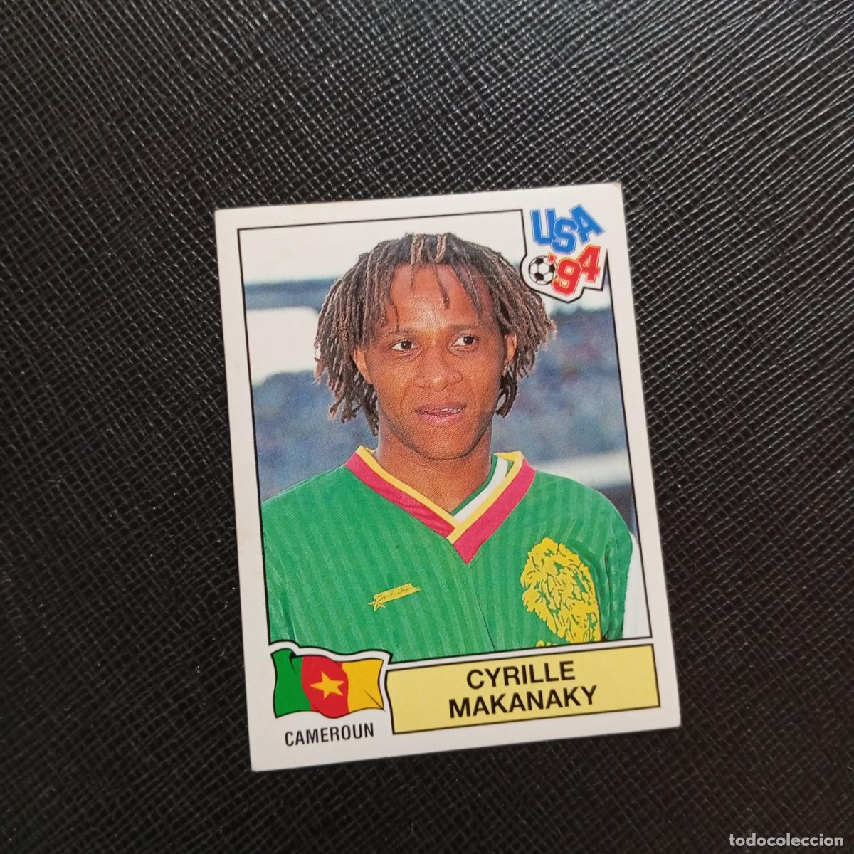 Cromos de f&uacute;tbol: 139 CYRILLE MAKANAKY CAMERUN PANINI MUNDIAL USA 94 CROMO FUTBOL 1994 - SIN PEGAR - A57 PG415