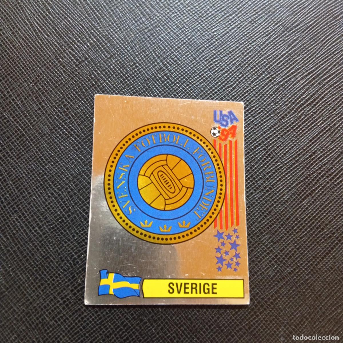 Cromos de f&uacute;tbol: 153 ESCUDO SUECIA PANINI MUNDIAL USA 94 CROMO FUTBOL 1994 - SIN PEGAR - A57 PG424