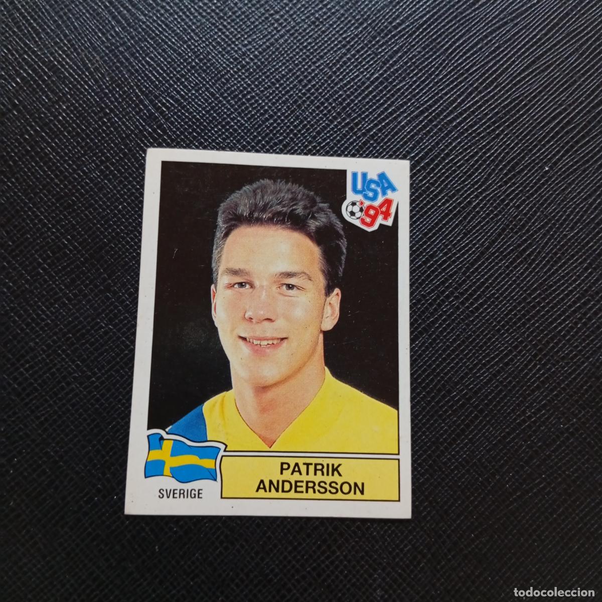 Cromos de f&uacute;tbol: 151 PATRIK ANDERSSON SUECIA PANINI MUNDIAL USA 94 CROMO FUTBOL 1994 - SIN PEGAR - A57 PG424
