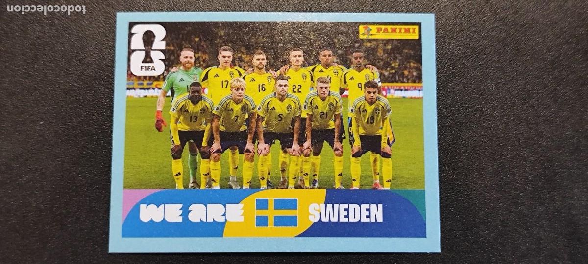 Cromos de f&uacute;tbol: FIFA WORLD CUP 2026 STICKER ALINEACION SUECIA # SWE13 PANINI