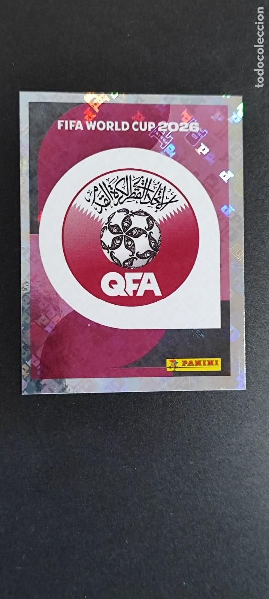 Cromos de f&uacute;tbol: FIFA WORLD CUP 2026 STICKER ESCUDO QATAR # QAT1 PANINI