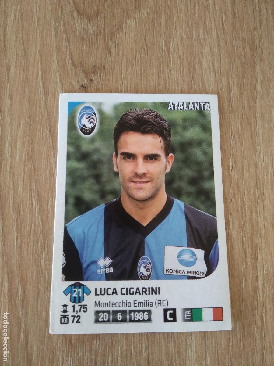 Cromos de f&uacute;tbol: 17 LUCA CIGARINI ATALANTA CROMO FUTBOL PANINI LIGA ITALIA 2011-2012 CALCIATORI 11-12