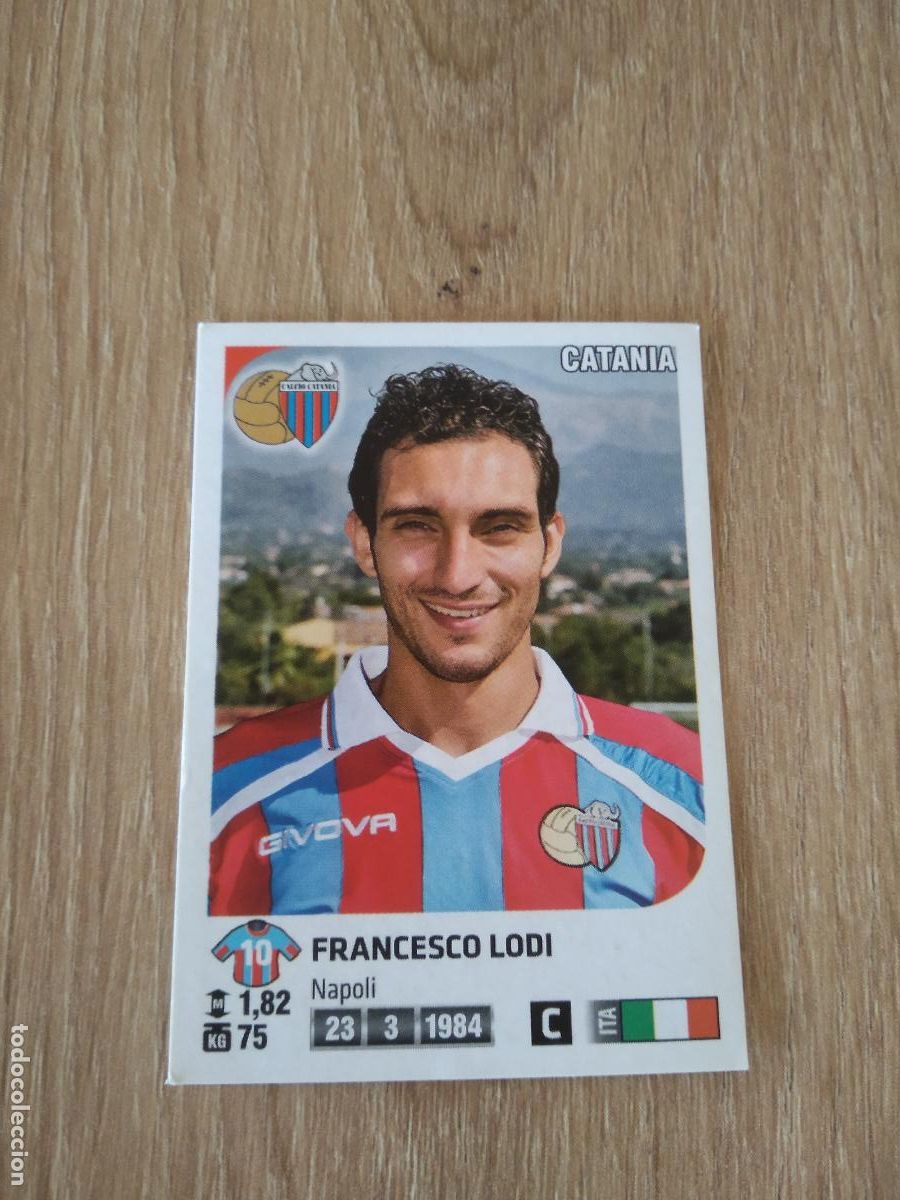 Cromos de f&uacute;tbol: 89 FRANCESCO LODI CATANIA CROMO FUTBOL PANINI LIGA ITALIA 2011-2012 CALCIATORI 11-12