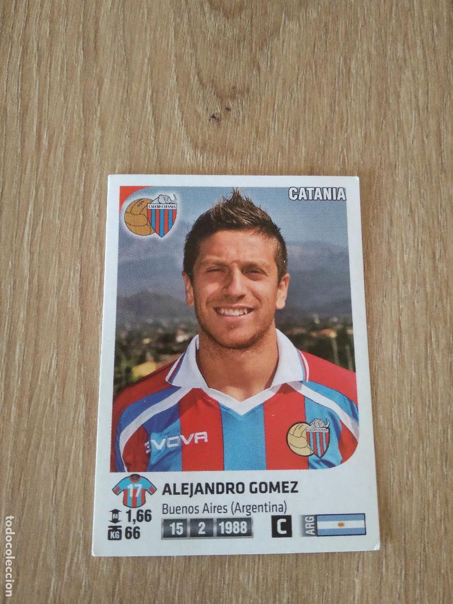 Cromos de f&uacute;tbol: 92 ALEJANDRO GOMEZ CATANIA CROMO FUTBOL PANINI LIGA ITALIA 2011-2012 CALCIATORI 11-12