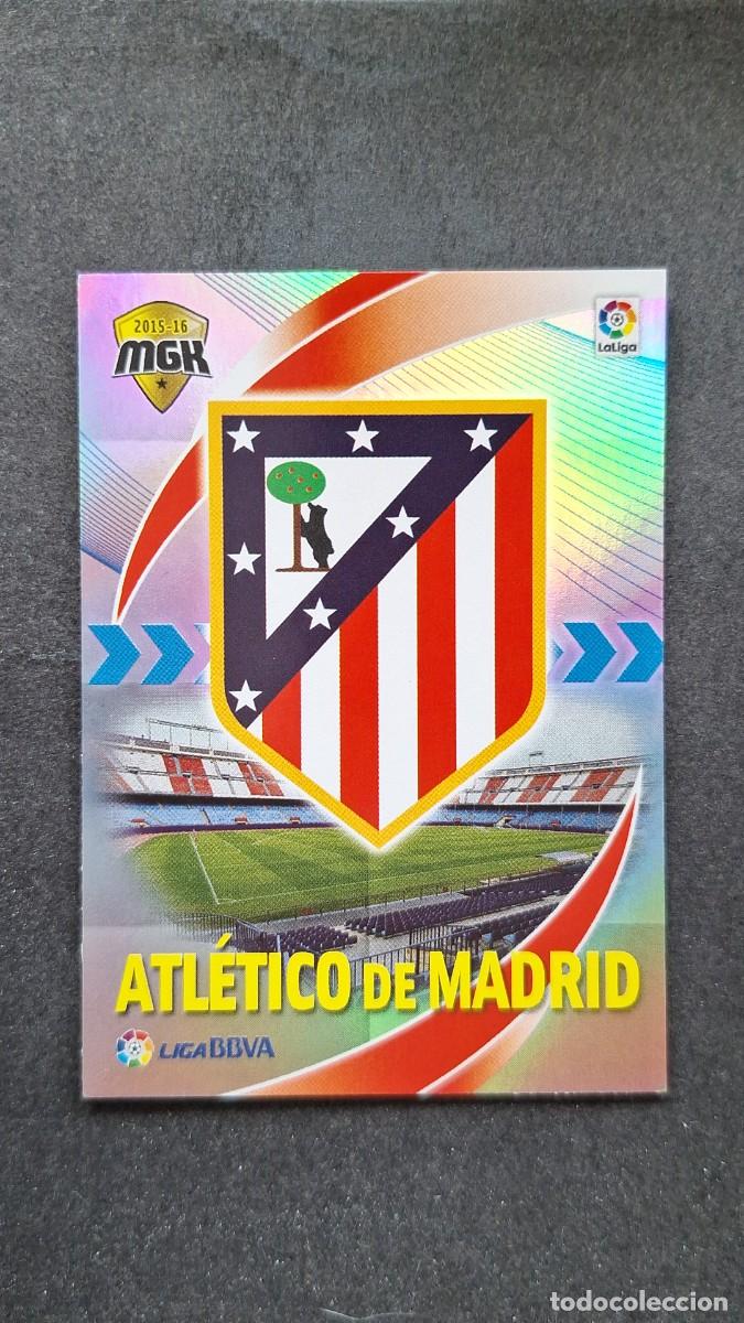 Football Stickers: L1 ESCUDO ATLETICO DE MADRID 28 PANINI MEGACRACKS 2015 2016 15 16