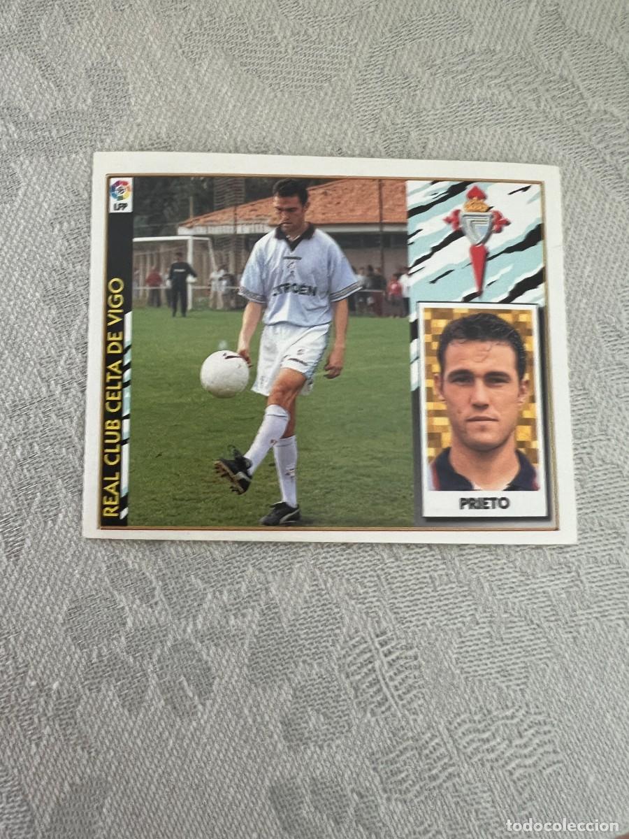 Fu&szlig;ball-Sticker: PRIETO CELTA DE VIGO BAJA COLOCA SIN PEGAR EDICIONES ESTE 97 98 1997 1998