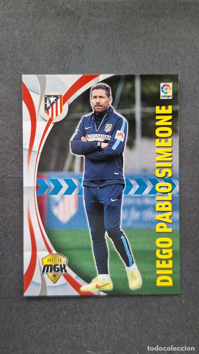Football Stickers: L1 SIMEONE ENTRENADOR ATLETICO DE MADRID 29 PANINI MEGACRACKS 2015 2016 15 16
