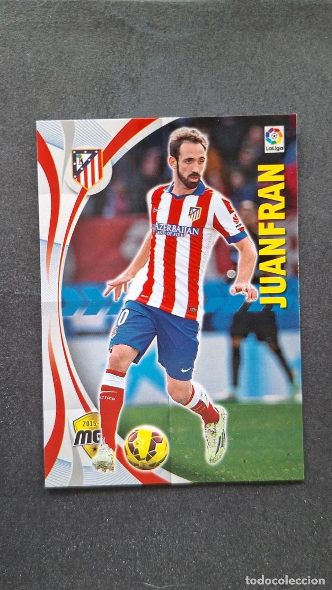Football Stickers: L1 JUANFRAN ATLETICO DE MADRID 32 PANINI MEGACRACKS 2015 2016 15 16