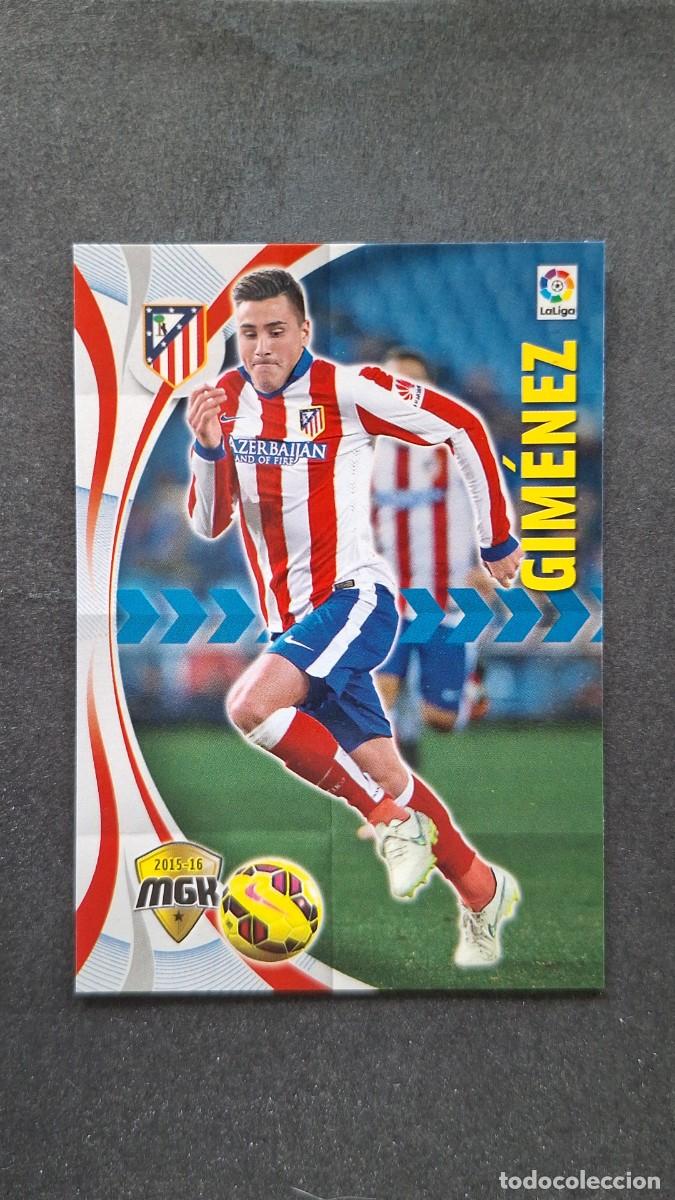 Cromos de f&uacute;tbol: L1 GIMENEZ ATLETICO DE MADRID 35 PANINI MEGACRACKS 2015 2016 15 16