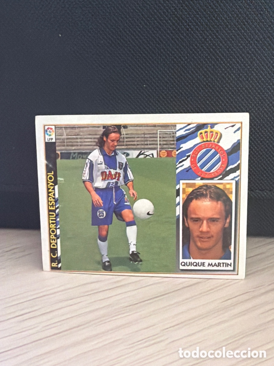 Fu&szlig;ball-Sticker: LIGA 97 98 - Ediciones Este - Quique Martin COLOCA - Espa&ntilde;ol