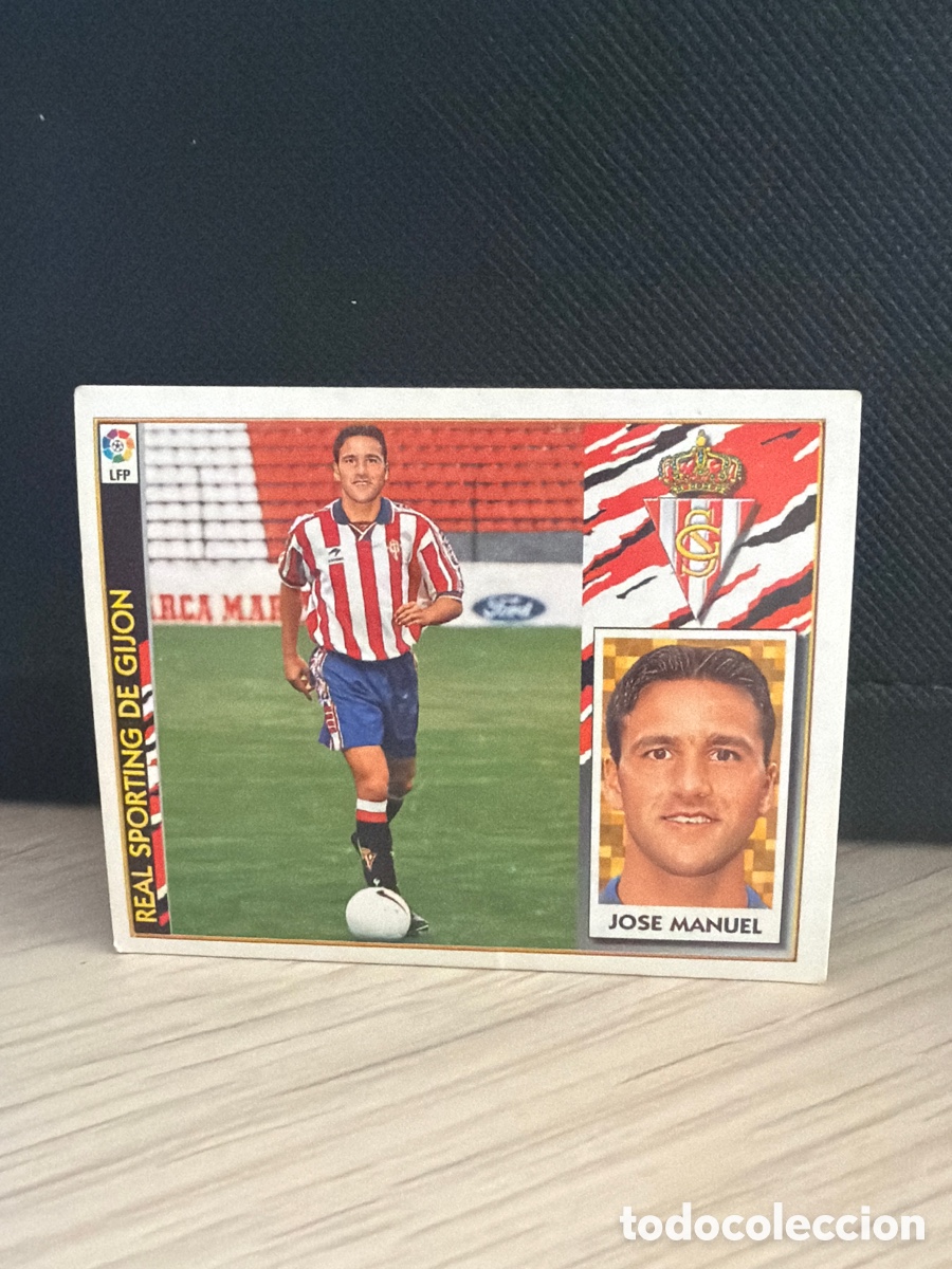 Fu&szlig;ball-Sticker: LIGA 97 98 - Ediciones Este - Jose Manuel COLOCA - Sporting de Gij&oacute;n