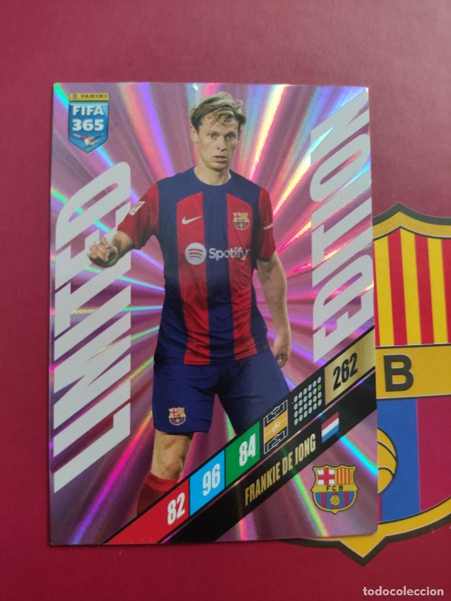 Cromos de f&uacute;tbol: FRANKIE DE JONG BARCELONA LIMITED EDITION FIFA 365 2024 25
