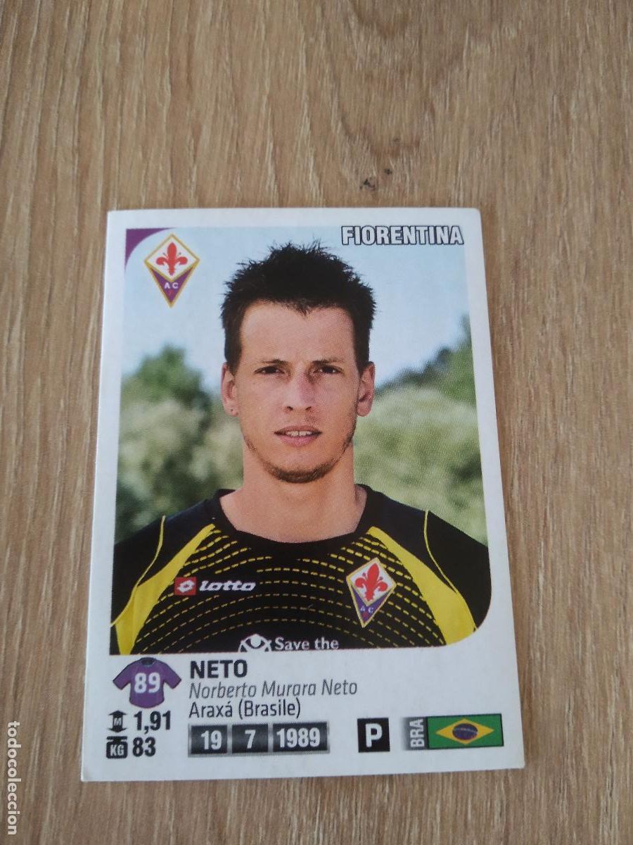 Cromos de f&uacute;tbol: 147 NETO FIORENTINA CROMO FUTBOL PANINI LIGA ITALIA 2011-2012 CALCIATORI 11-12