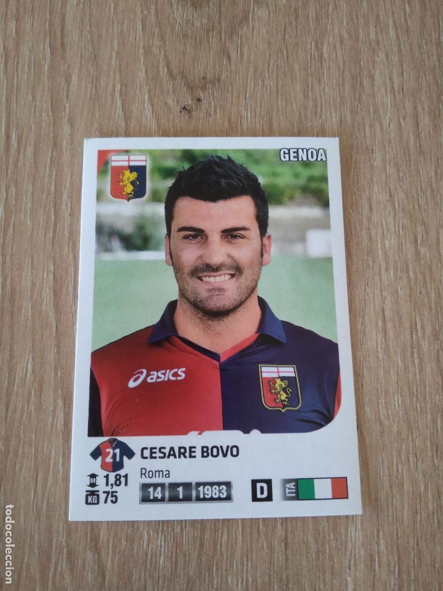 Cromos de f&uacute;tbol: 172 CESARE BOVO GENOA CROMO FUTBOL PANINI LIGA ITALIA 2011-2012 CALCIATORI 11-12