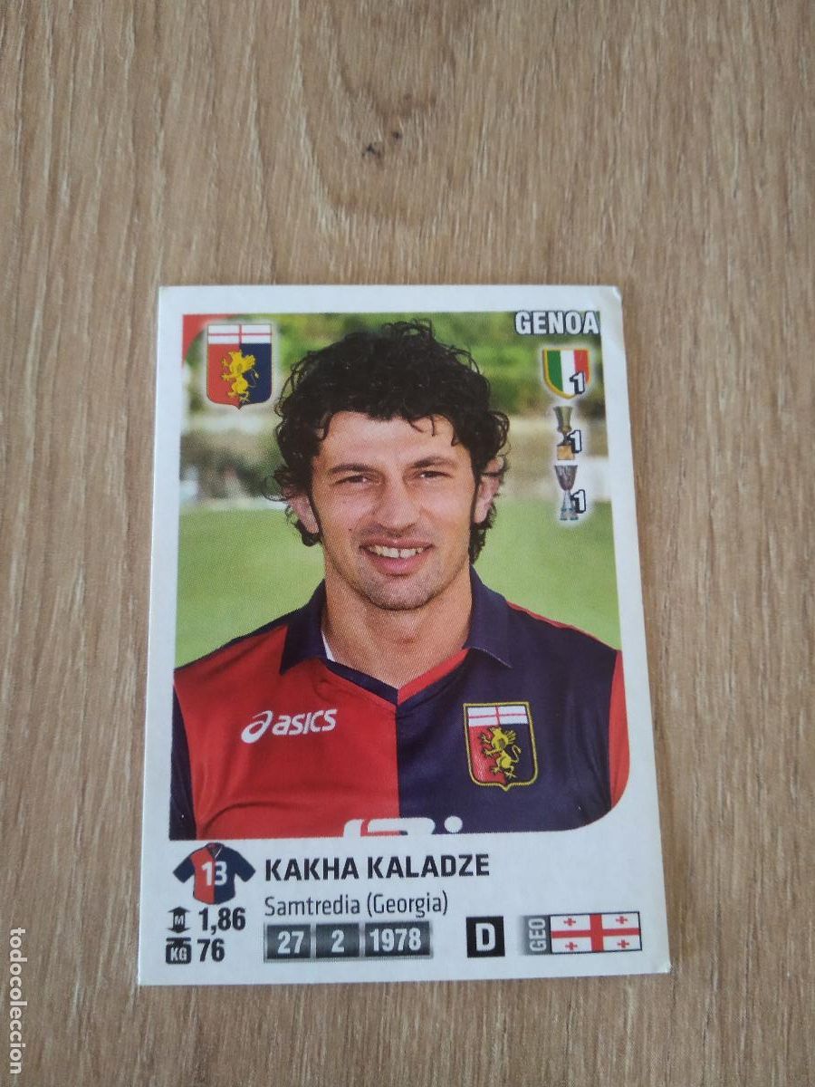 Cromos de f&uacute;tbol: 173 KAKHA KALADZE GENOA CROMO FUTBOL PANINI LIGA ITALIA 2011-2012 CALCIATORI 11-12