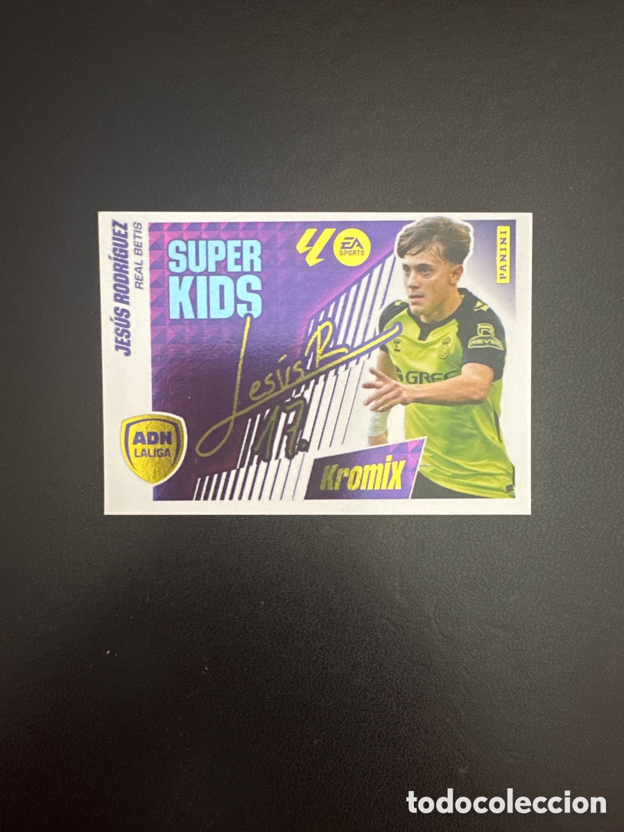 Cromos de f&uacute;tbol: JES&Uacute;S RODR&Iacute;GUEZ KROMIX SUPER KIDS NUMERO K13 LIGA ESTE 2025 2026