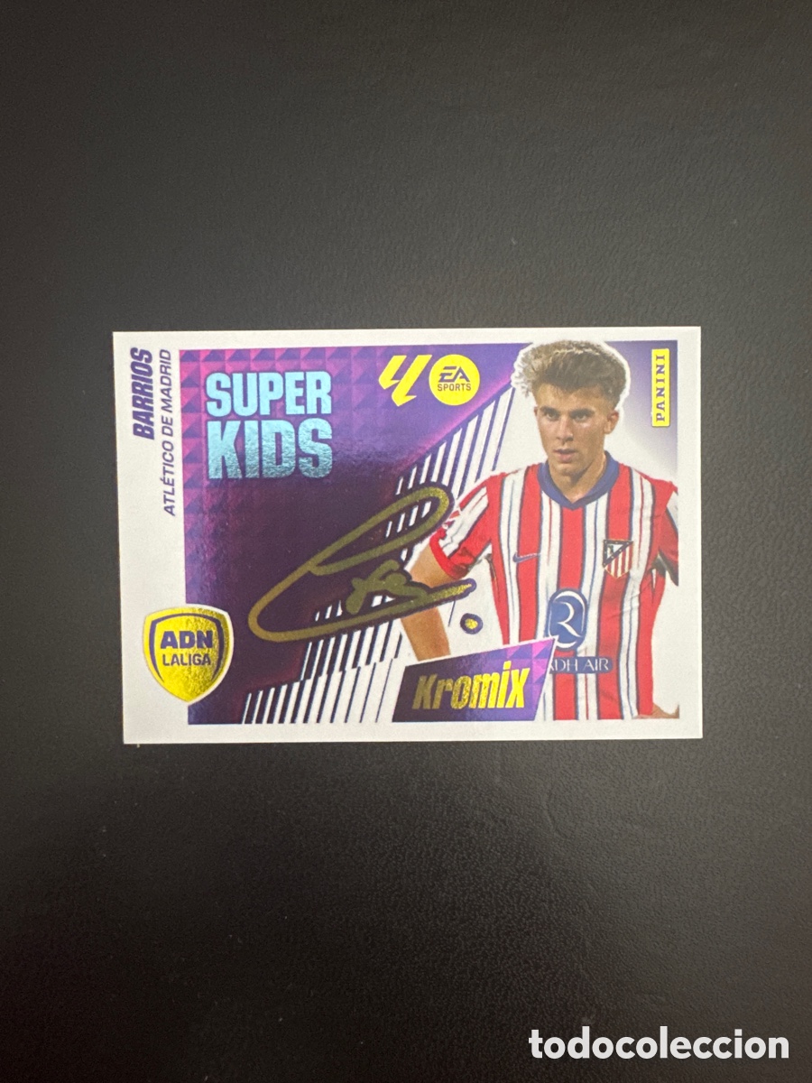 Cromos de f&uacute;tbol: BARRIOS KROMIX N&Uacute;MERO K3 SUPER KIDS LIGA ESTE 2025 2026