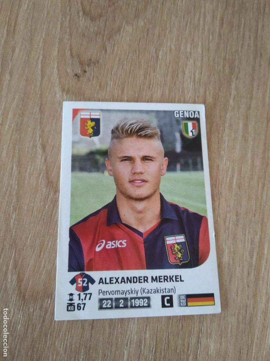 Cromos de f&uacute;tbol: 185 ALEXANDER MERKEL GENOA CROMO FUTBOL PANINI LIGA ITALIA 2011-2012 CALCIATORI 11-12