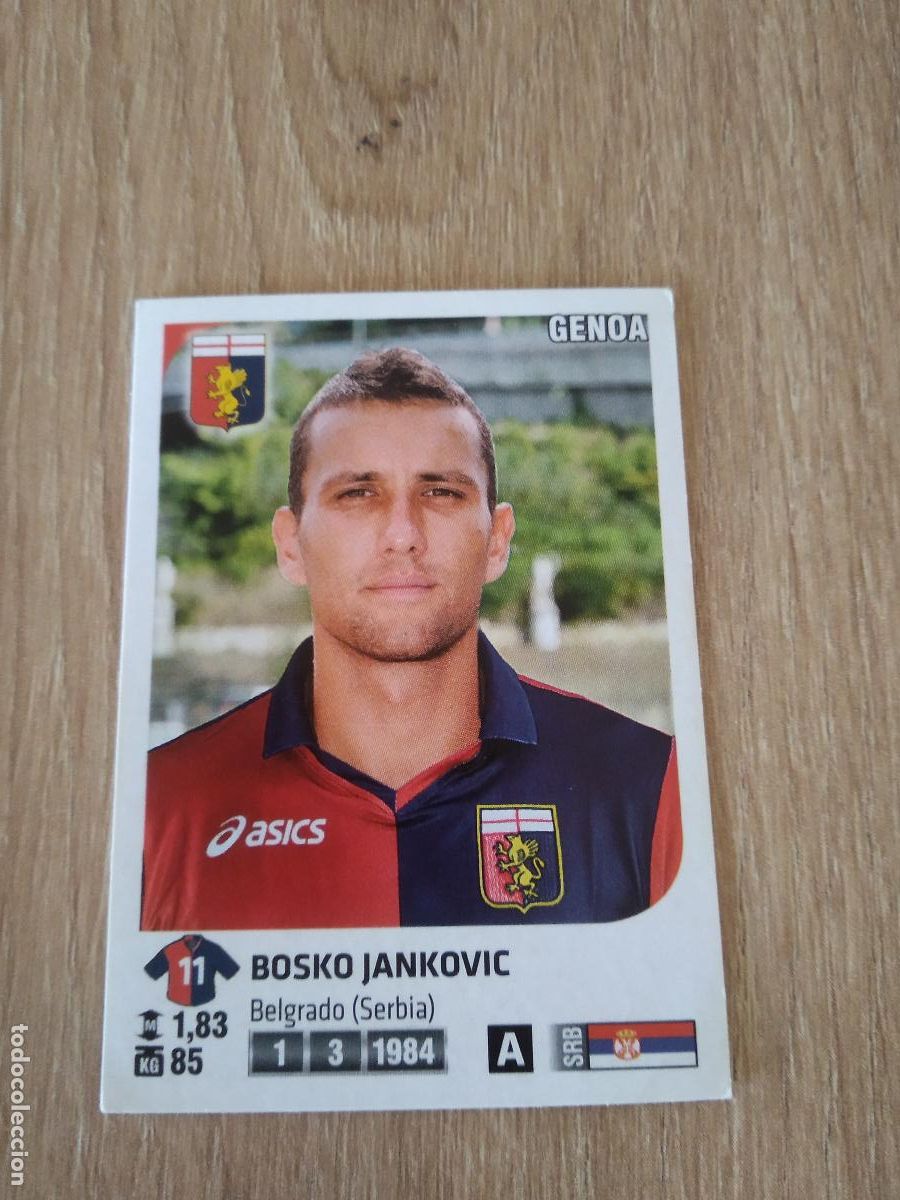 Cromos de f&uacute;tbol: 189 BOSKO JANKOVIC GENOA CROMO FUTBOL PANINI LIGA ITALIA 2011-2012 CALCIATORI 11-12