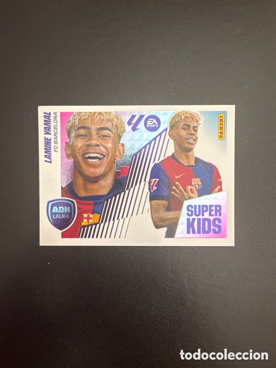 Cromos de f&uacute;tbol: LAMINE YAMAL SUPER KIDS NUMERO 14 LIGA ESTE 2025 2026