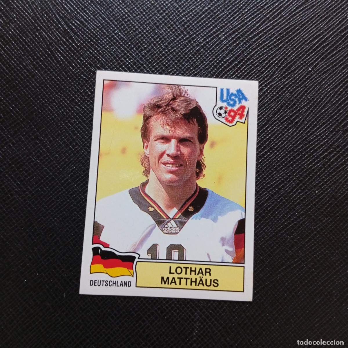 Fu&szlig;ball-Sticker: 175 LOTHAR MATTHAUS ALEMANIA PANINI MUNDIAL USA 94 CROMO FUTBOL 1994 - SIN PEGAR - A57 PG442