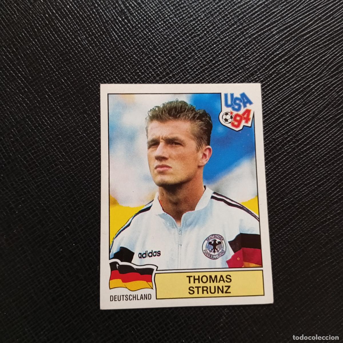 Cromos de f&uacute;tbol: 182 THOMAS STRUNZ ALEMANIA PANINI MUNDIAL USA 94 CROMO FUTBOL 1994 - SIN PEGAR - A57 PG487