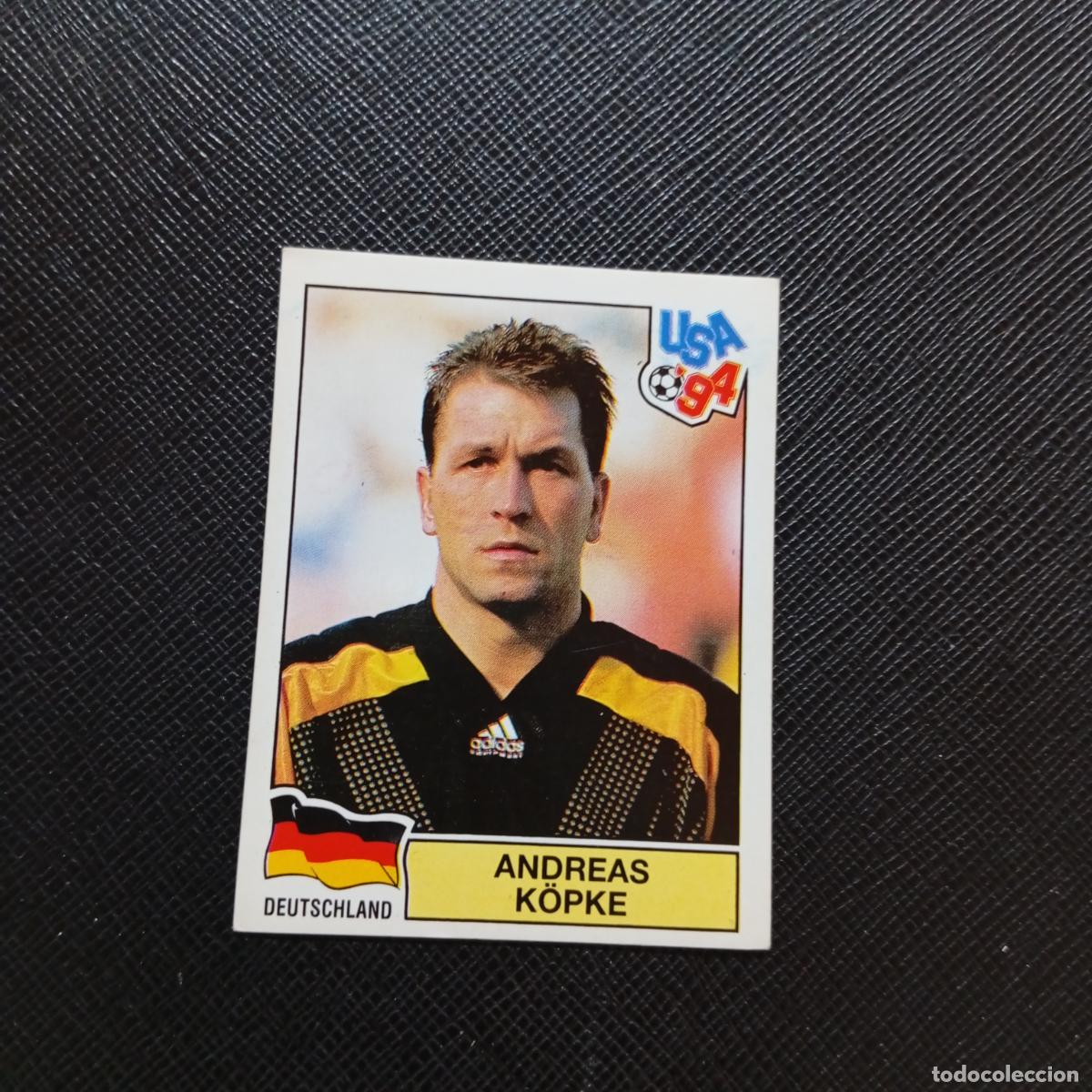 Cromos de f&uacute;tbol: 186 ANDREAS KOPKE ALEMANIA PANINI MUNDIAL USA 94 CROMO FUTBOL 1994 - SIN PEGAR - A57 PG487