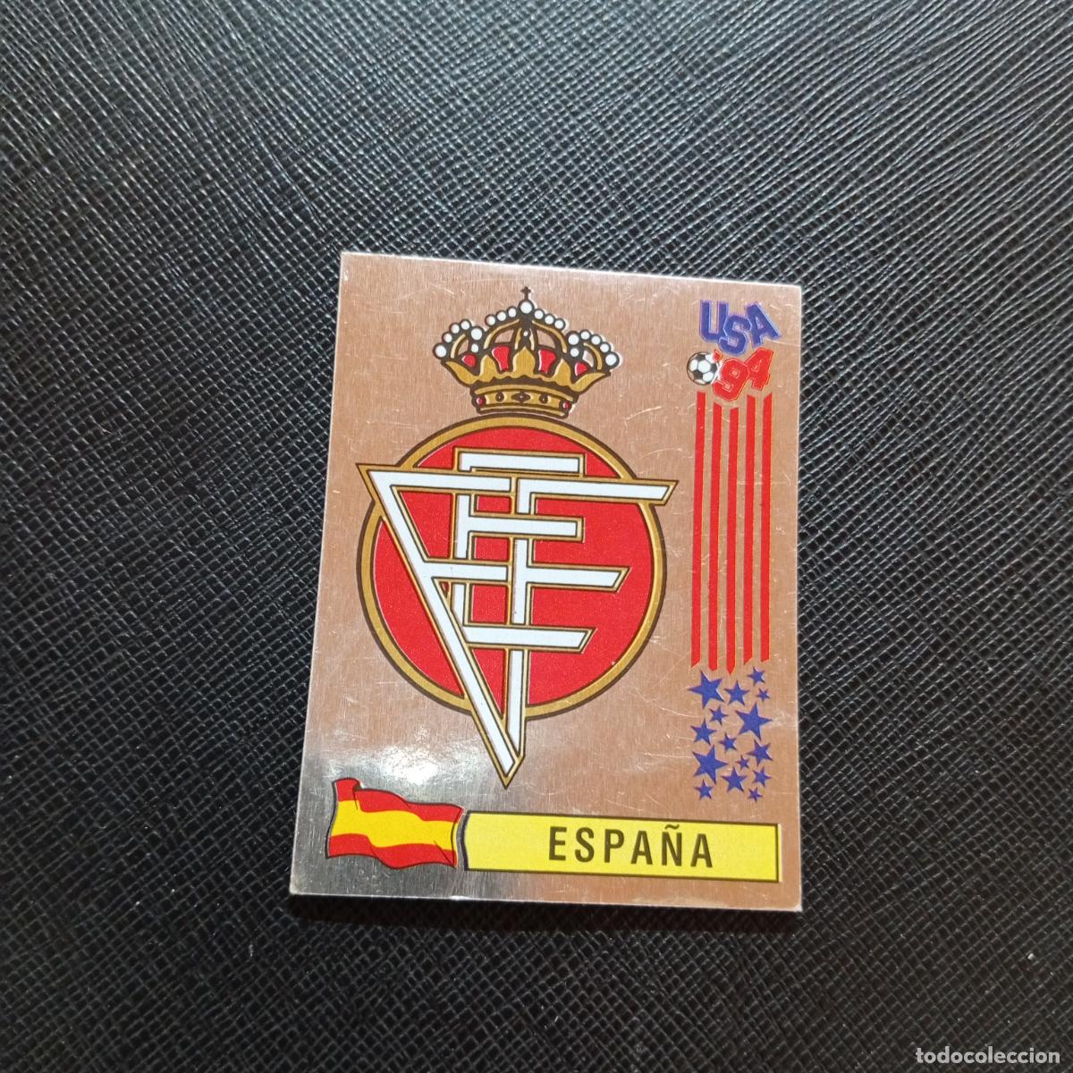 Cromos de f&uacute;tbol: 191 ESCUDO ESPA&Ntilde;A PANINI MUNDIAL USA 94 CROMO FUTBOL 1994 - SIN PEGAR - A57 PG505