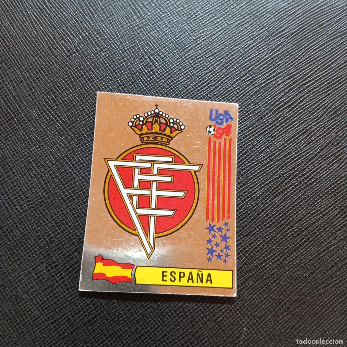 Cromos de f&uacute;tbol: 191 ESCUDO ESPA&Ntilde;A PANINI MUNDIAL USA 94 CROMO FUTBOL 1994 - SIN PEGAR - A57 PG505 B